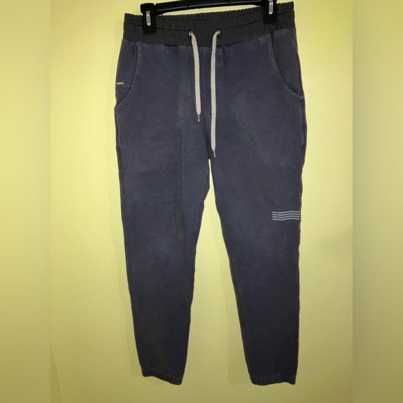 Vuori men’s Balboa sweatpants pants jogger sz medium blue cotton sweats - Picture 4 of 8